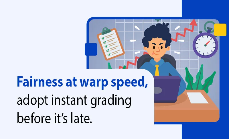 Fairness at Warp Speed: Adopt Real Time Exam Scoring Before It’s Late.