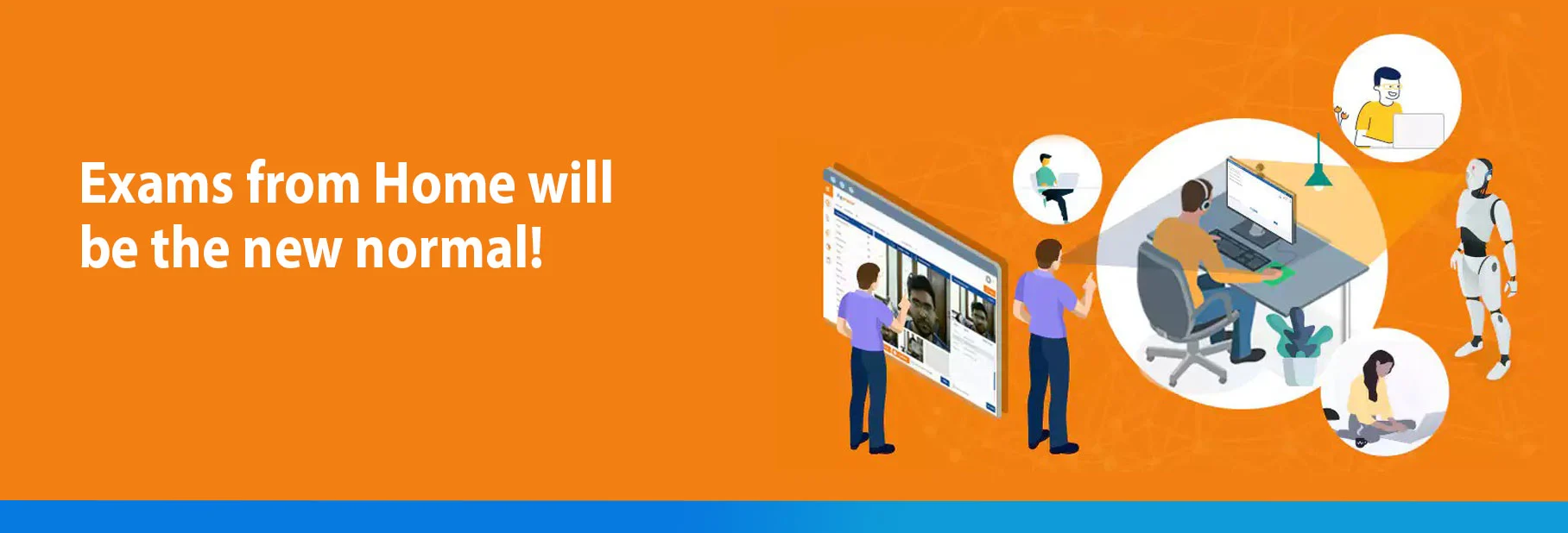 human augmented AI enabled online examination proctoring solution